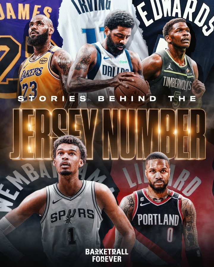 开云体育-美媒揭秘球星球衣号码渊源：詹姆斯致敬乔丹 文班亚马立志称王